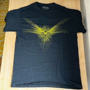 Marvel The Wasp Tshirt - Black and Yellow - Graphic Tee - Size Medium